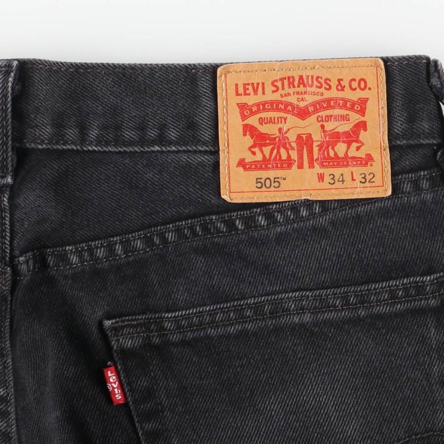 Levi's（リーバイス） 古着 Levi's 505 ブラックデニム テーパード