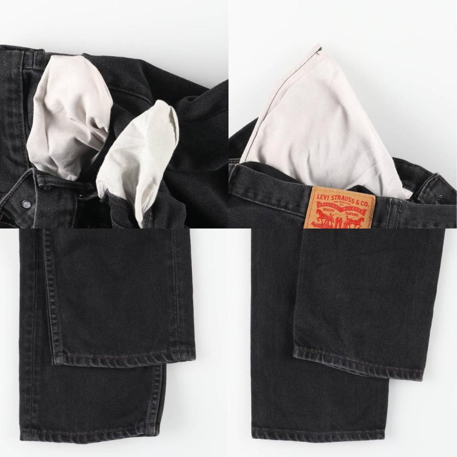 古着 リーバイス Levi's 505 ブラックデニム テーパードデニムパンツ メンズw34相当/eaa483188 Levi's（リーバイス） 古着 Levi's 505 ブラックデニム テーパード