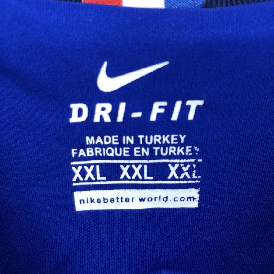 NIKE 古着 ナイキ DRI-FIT フランス代表 ハーフボタン サッカー