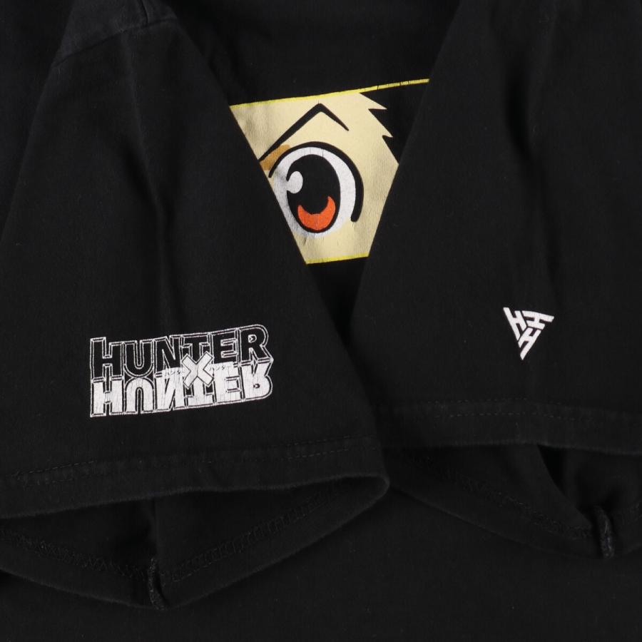 HUNTER×HUNTER ゴン 両面プリント Tシャツ animeキャラクター HUNTER × HUNTER】ゴン プリント半袖Tシャツ 黒 XL | RE:FOUND