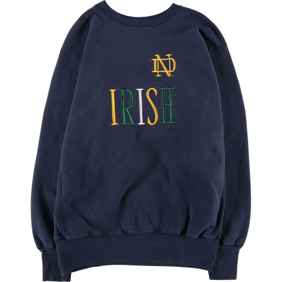 ウエアハウス　リバースウィーブ　グリーン　スエット　Lサイズ　カレッジ 古着 STEVE AND BARRY'S リバースウィーブタイプ カレッジ スウェット