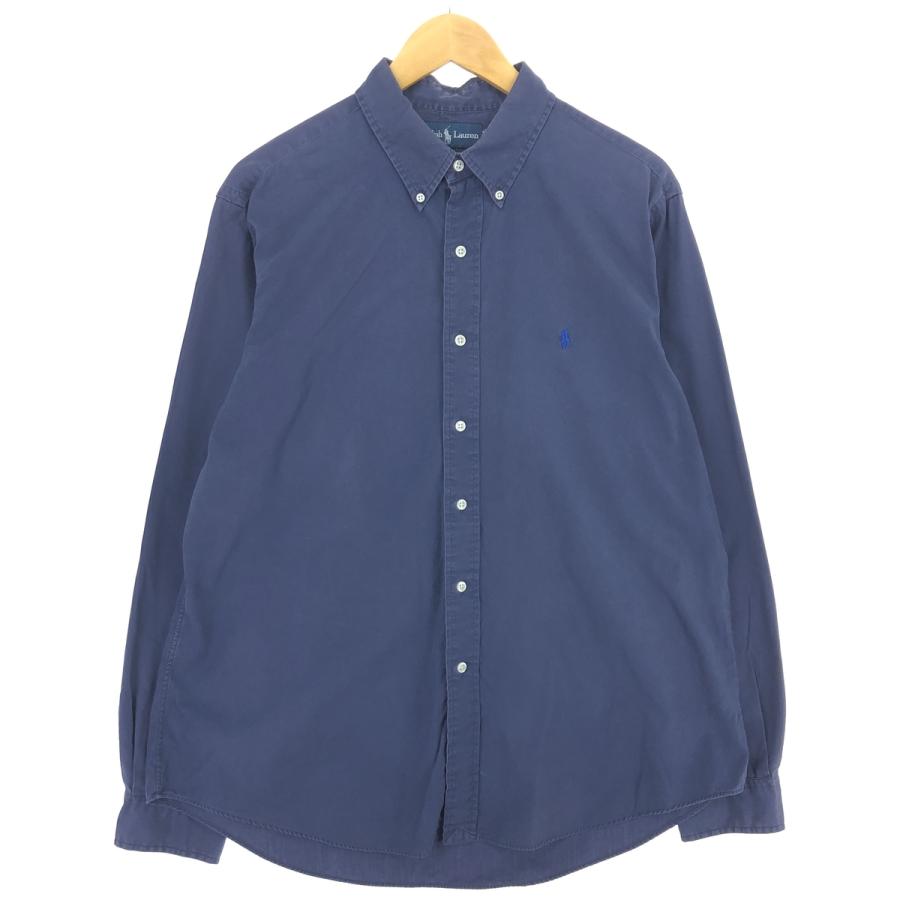 古着 ラルフローレン Ralph Lauren CUSTOM FIT 長袖 ボタン