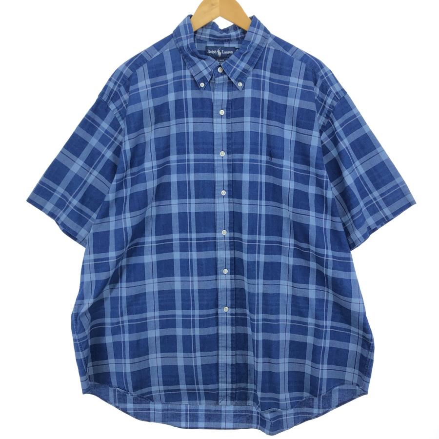 古着 ラルフローレン Ralph Lauren BLAKE 半袖 ボタンダウン