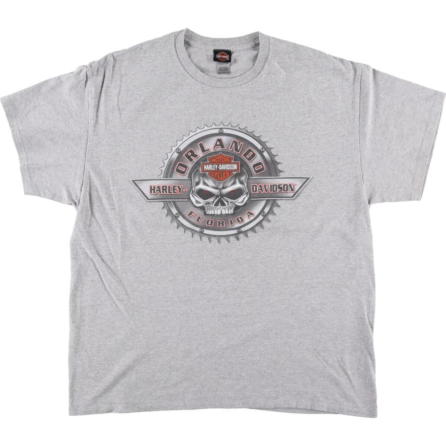 Harley Davidson - 古着 ハーレーダビッドソン Harley-Davidson ドクロ柄 スカル柄 モーターサイクル バイクTシャツ レディースS /eaa461621 古着 ハーレーダビッドソン Harley-Davidson ドクロ柄 スカル柄