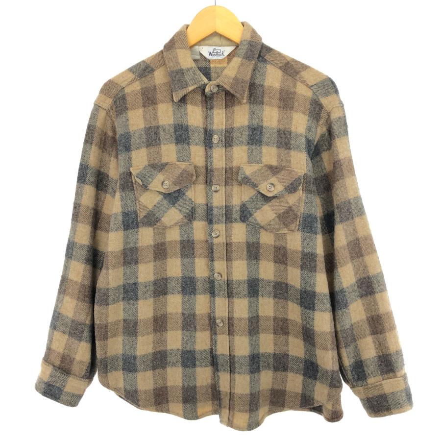 WOOLRICH（ウールリッチ） 古着 70年代 チェック柄 ウールシャツ USA製