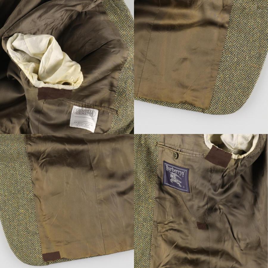 BURBERRY 古着 バーバリー Burberry's ヘリンボーン ウール