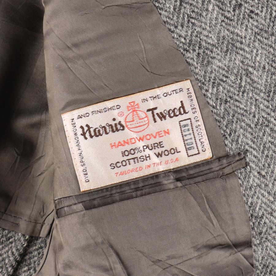 HARRIS TWEED（ハリスツイード） 古着 ヘリンボーン ウールテーラード