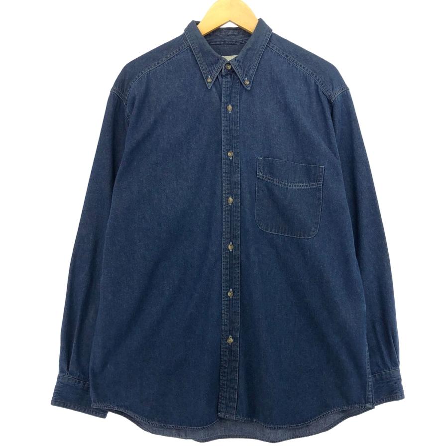 90s Eddie Bauer 長袖 デニムシャツ エディバウアー 90年代 c230302060.jpg
