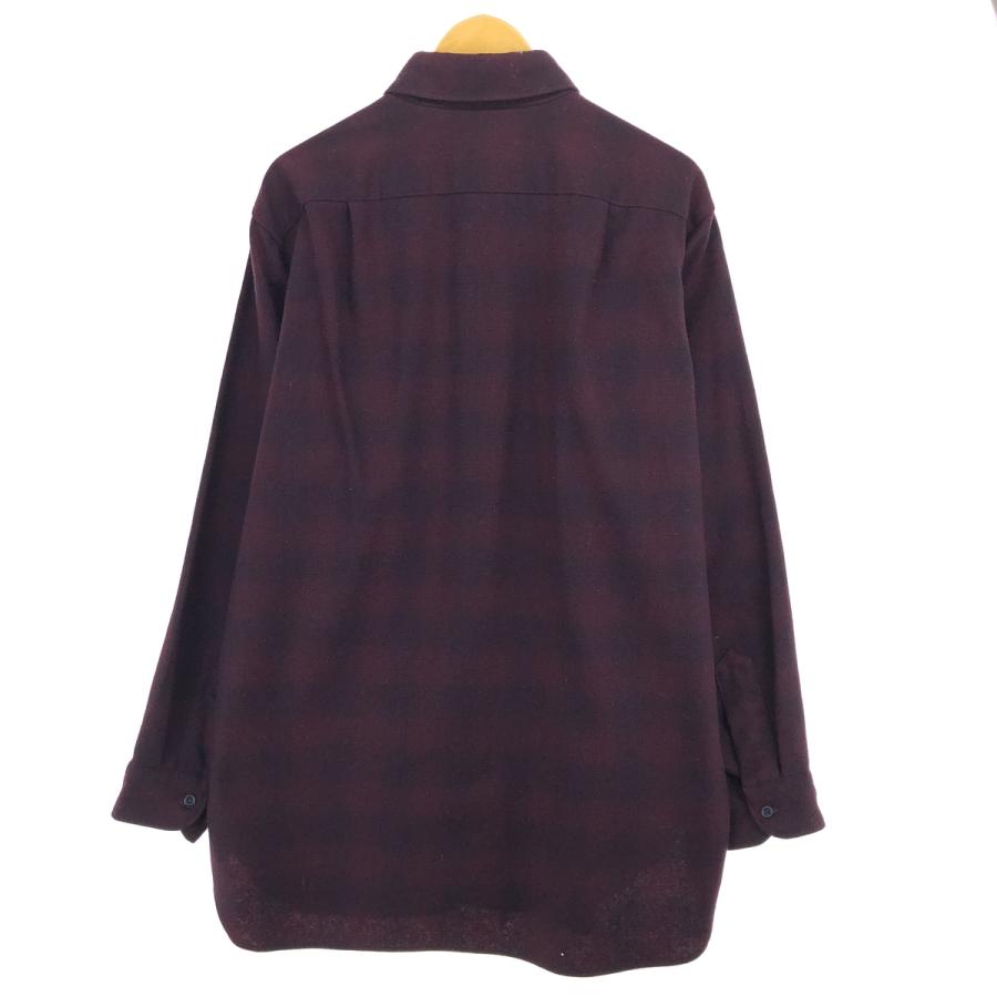PENDLETON 古着 70年代 ペンドルトン ウールシャツ USA製 メンズXL相当