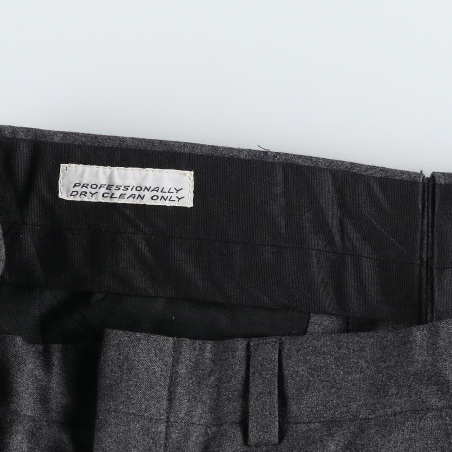 90s レーヨン スラックス ヴィンテージ 古着 80-90s USA製 COTLER ブラック かすり ネップ 2タック