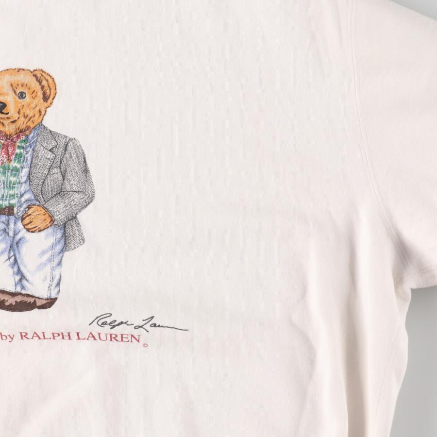古着 ラルフローレン Ralph Lauren POLO by ポロベア プリント  