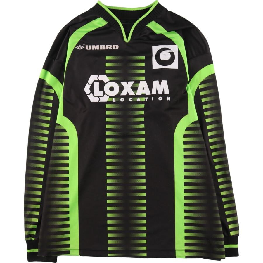 umbro 古着 アンブロ UMBRO 総柄 Vネック ロングTシャツ ロンT umbro 古着 アンブロ UMBRO 総柄 Vネック ロングTシャツ ロンT