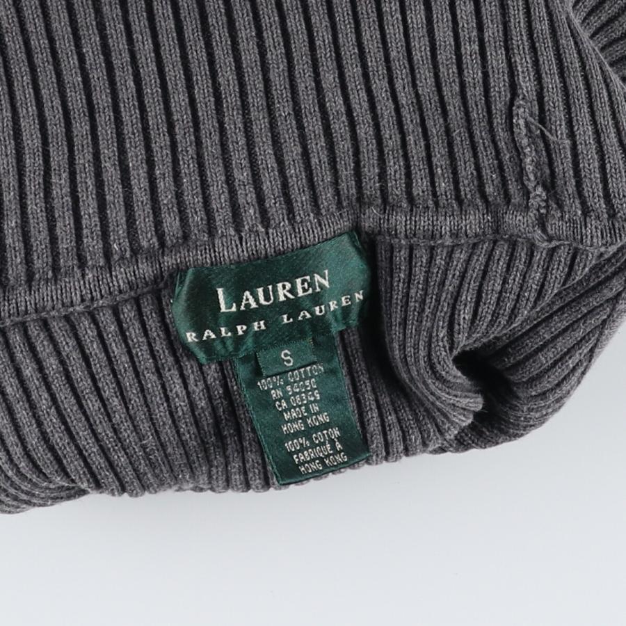 古着 ラルフローレン Ralph Lauren LAUREN ローレン リブ編み  