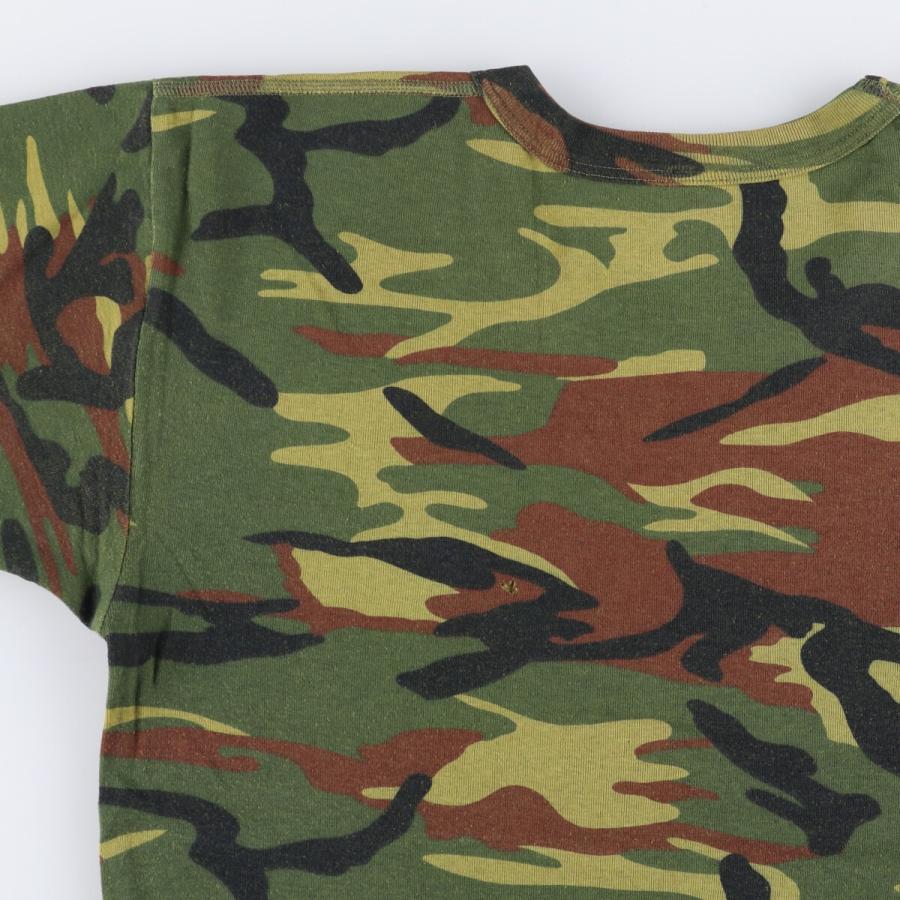古着 YG ウッドランドカモ 迷彩 Tシャツ メンズL相当 /eaa489319
