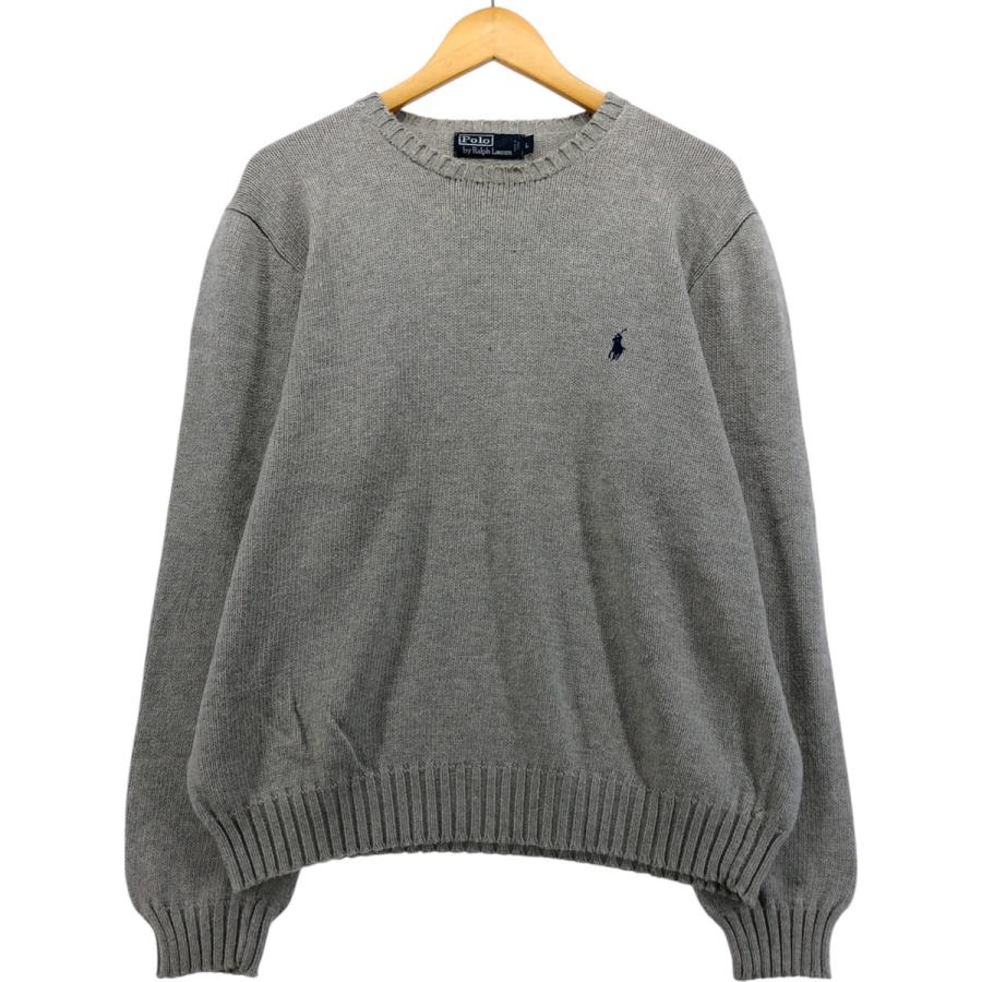 古着 ラルフローレン Ralph Lauren POLO by Ralph Lauren コットンニットセーター メンズL相当 /eaa489502 古着 ラルフローレン Ralph Lauren POLO by コットンニットセーター