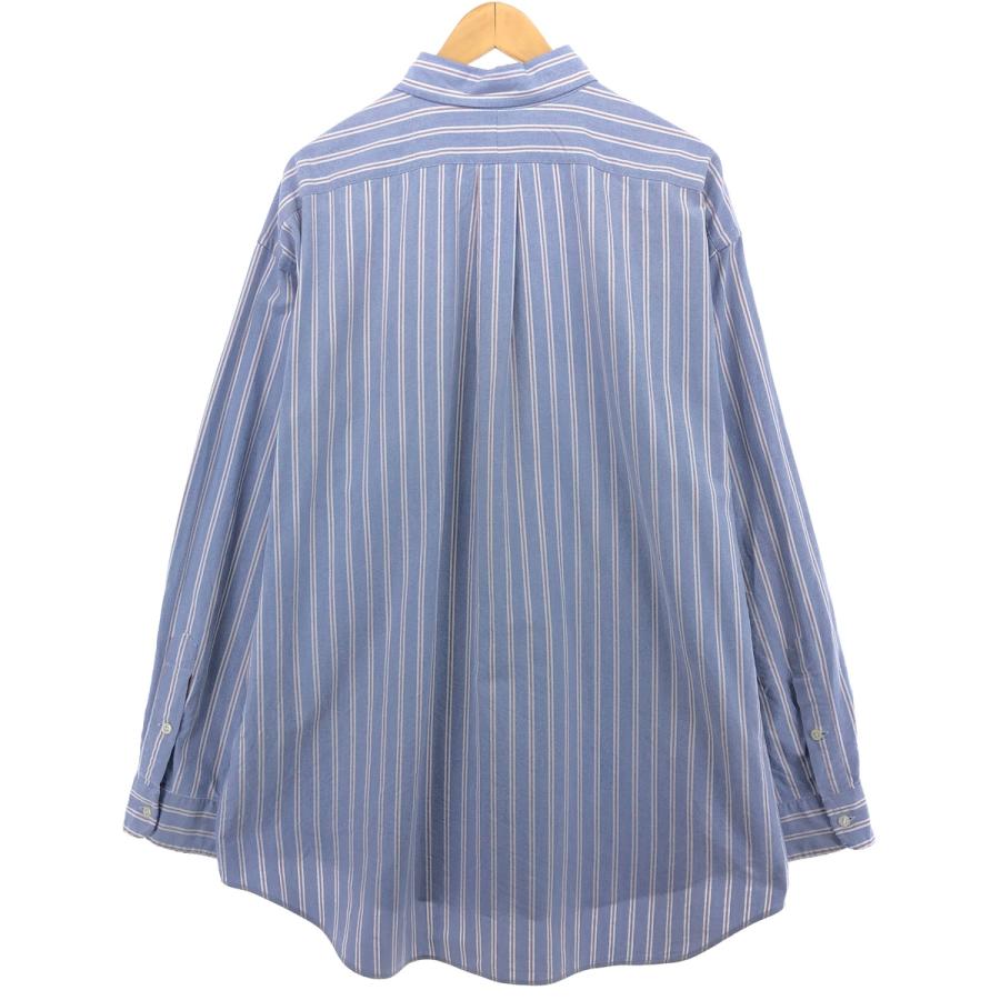 古着 ラルフローレン Ralph Lauren BIG SHIRT マルチストライプ 長袖  