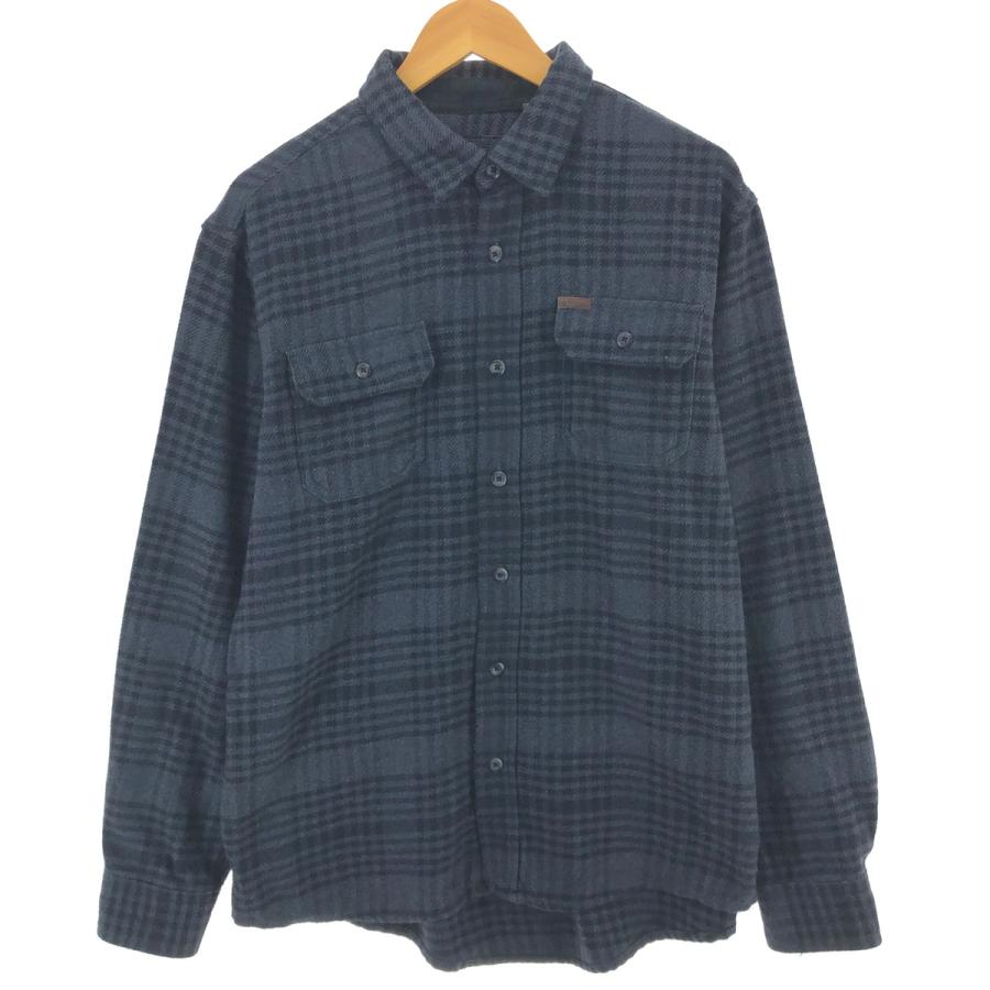 古着 オービス ORVIS 長袖 フランネルチェックシャツ メンズL相当 