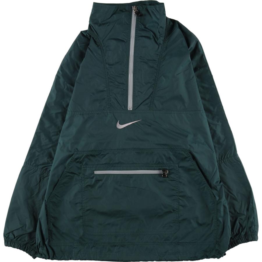 古着 90年代 ナイキ NIKE ハーフジップ ナイロンプルオーバー メンズL  