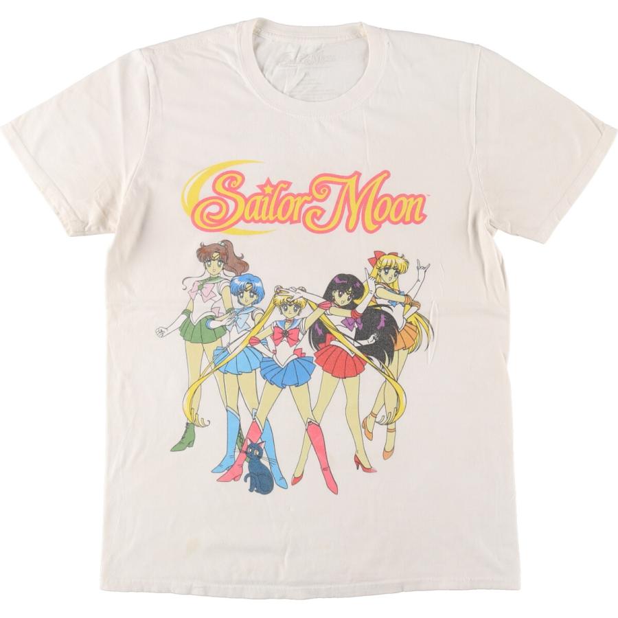 【A11】SAILOR MOONセーラームーンキャラクタープリントTee 古着 SAILOR MOON 美少女戦士セーラームーン キャラクター