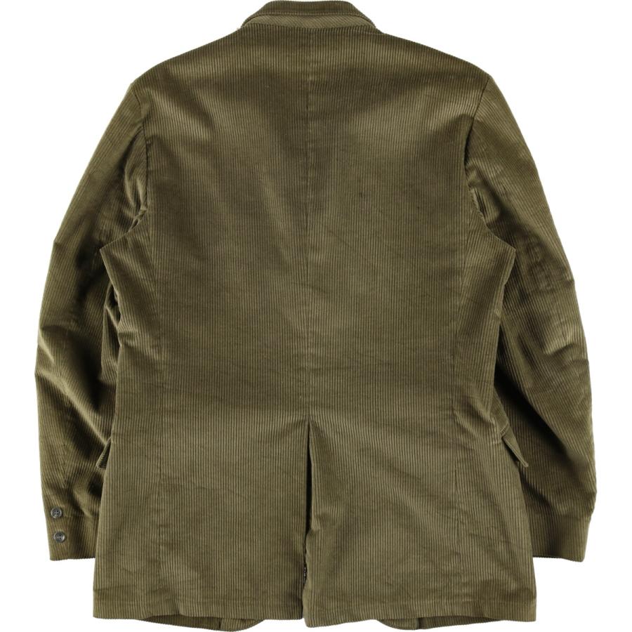 ETORO エトロ カシミヤ カーキ ヘリンボーン 裏地パープル 段返り3B