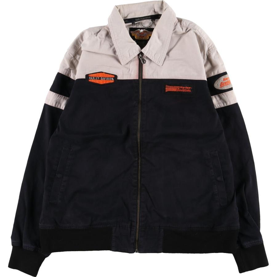 古着 ハーレーダビッドソン Harley-Davidson コットンジャケット 