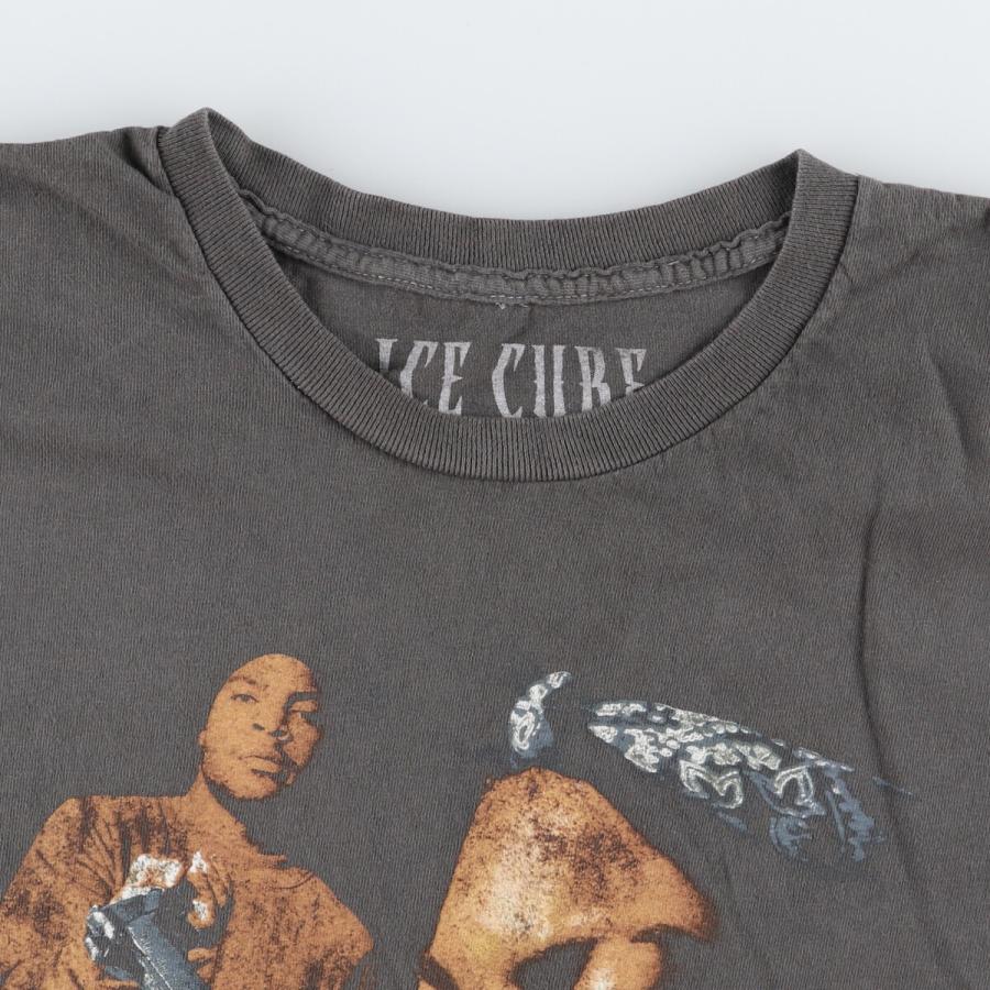 Rap tee ICE CUBE 長袖カットソー グレー