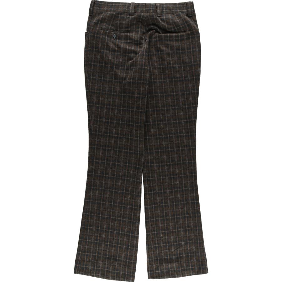モ*ス様 70s vintage オンブレチェック 総柄フレアパンツ モ*ス様 70s vintage オンブレチェック 総柄フレアパンツ