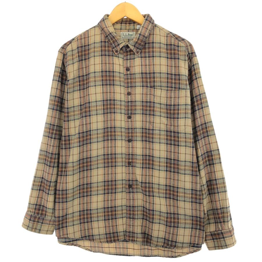 L.L.Bean 古着 80年代 エルエルビーン NORTHWOODS 長袖 ボタンダウン
