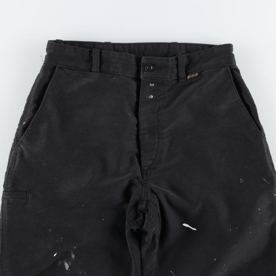 古着 90年代 LE LABOUREUR フレンチワーク ブラックモールスキン