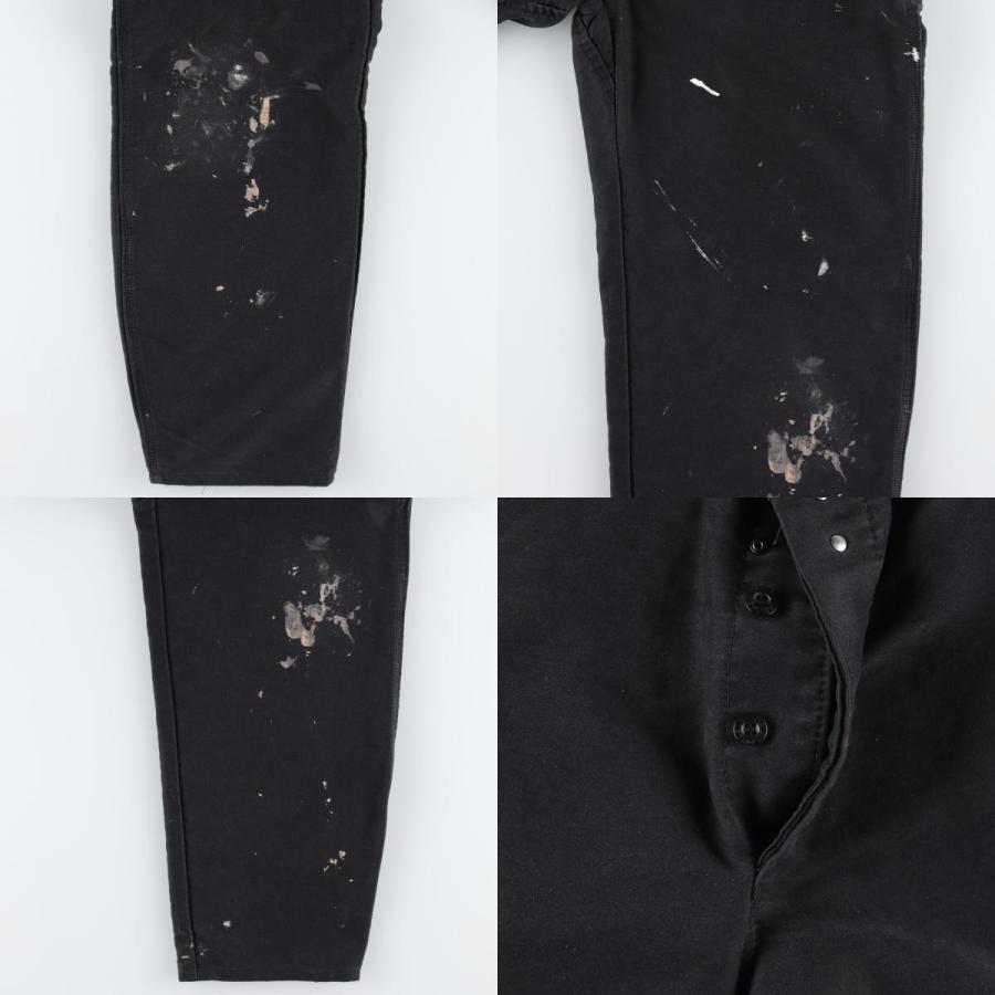 フレンチ ブラックモールスキンパンツ ワークパンツ ヴィンテージ ユーロ 古着 60's ブラックモールスキンフレンチワークパンツ - Fresh