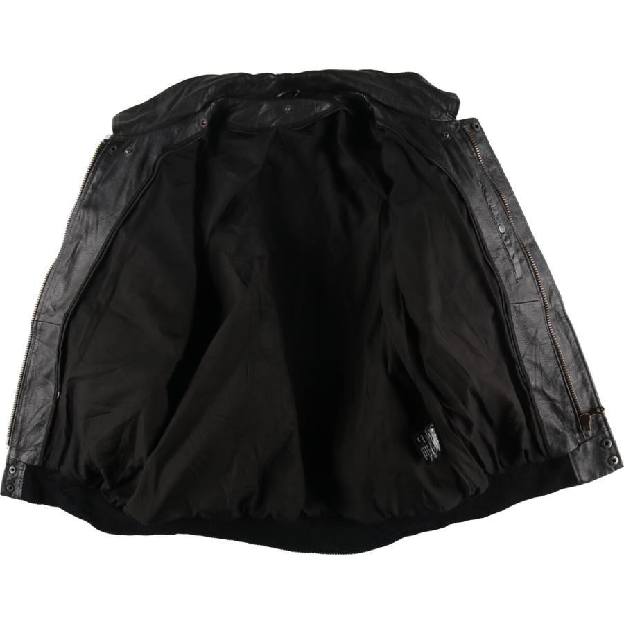 古着 レザーフライトジャケット メンズXL相当 /eaa491275 : eaa491275  