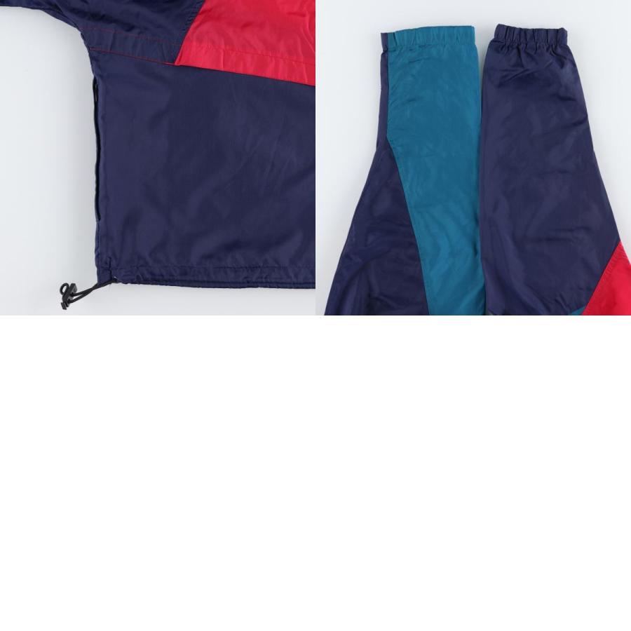 NIKE 古着 90年代 ナイキ 銀タグ ハーフジップ ナイロンプル NIKE 古着 90年代 ナイキ 銀タグ ハーフジップ ナイロンプル