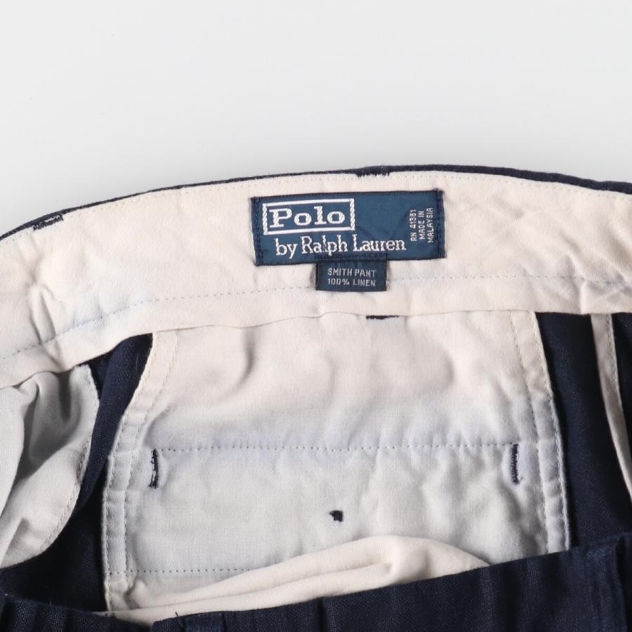 古着 ラルフローレン Ralph Lauren POLO by リネンパンツ 古着 ラルフローレン Ralph Lauren POLO by リネンパンツ