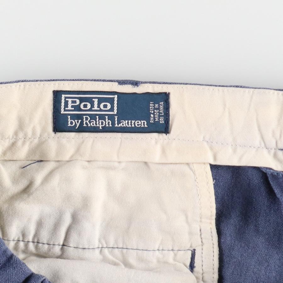 古着 ラルフローレン Ralph Lauren POLO by ツータック リネン 古着 ラルフローレン Ralph Lauren POLO by ツータック リネン