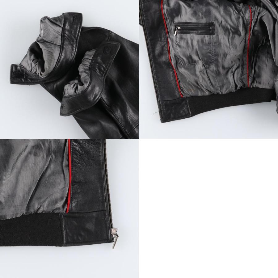 古着 YORN レザーブルゾン メンズXL相当 /eaa492976 : 古着屋JAM