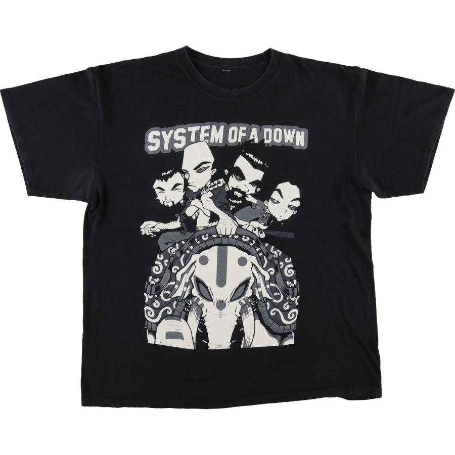 古着 SYSTEM OF A DOWN システムオブアダウン バンドTシャツ バンT 