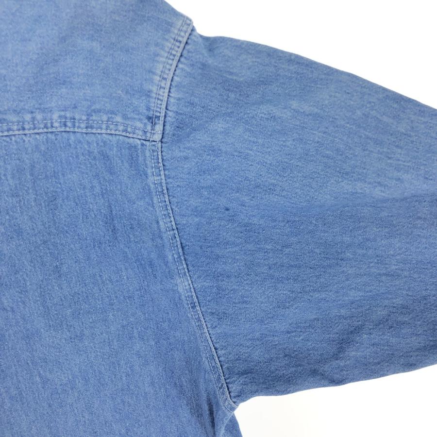 ギャップ 90s GAP denim shirt L l botton 楽天市場】90s OLD GAP デニム 長袖 ボタンダウン シャツ メンズ