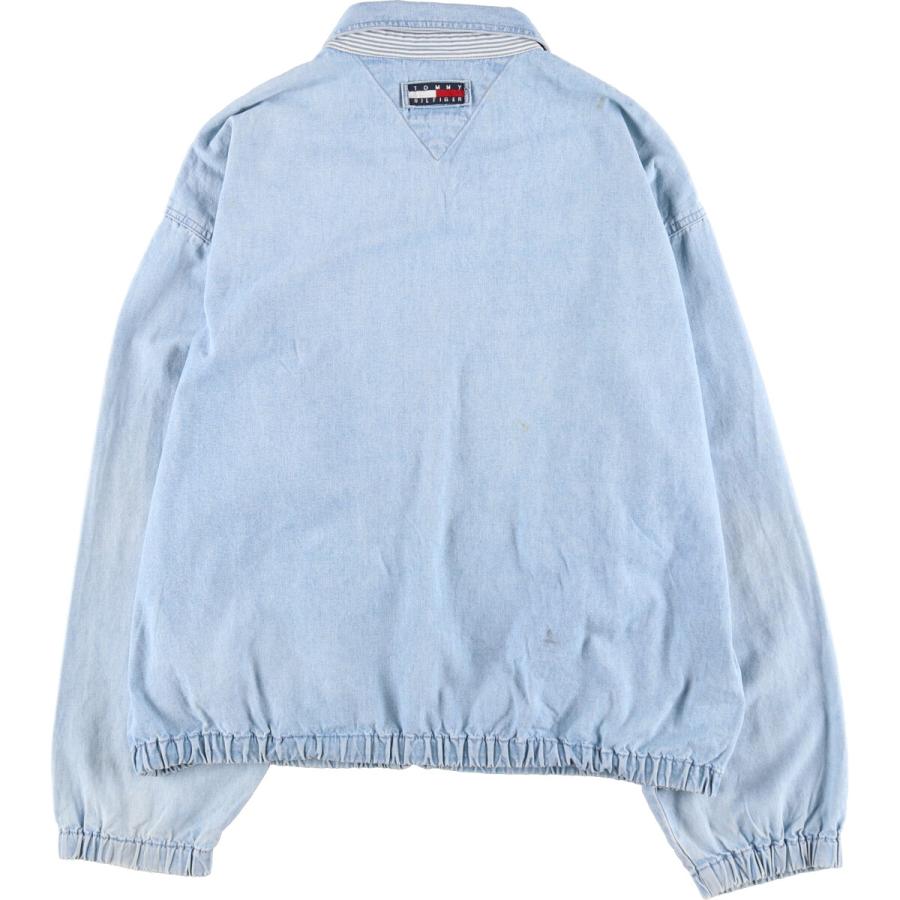 【希少】90s古着トミーヒルフィガー　スポーツジャケット Lサイズ TOMMY HILFIGER 古着 90年代~ トミーヒルフィガー シャンブレー