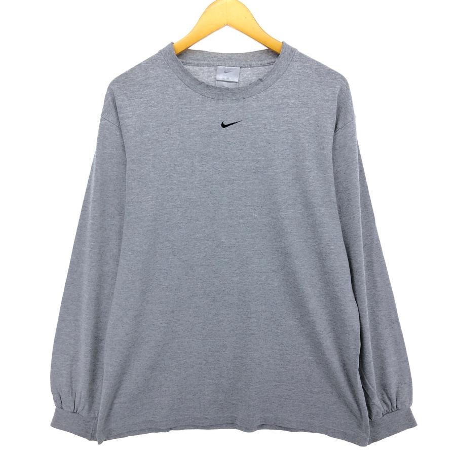 NIKE 古着 90~00年代 ナイキ ロングTシャツ ロンT USA製 メンズM相当 