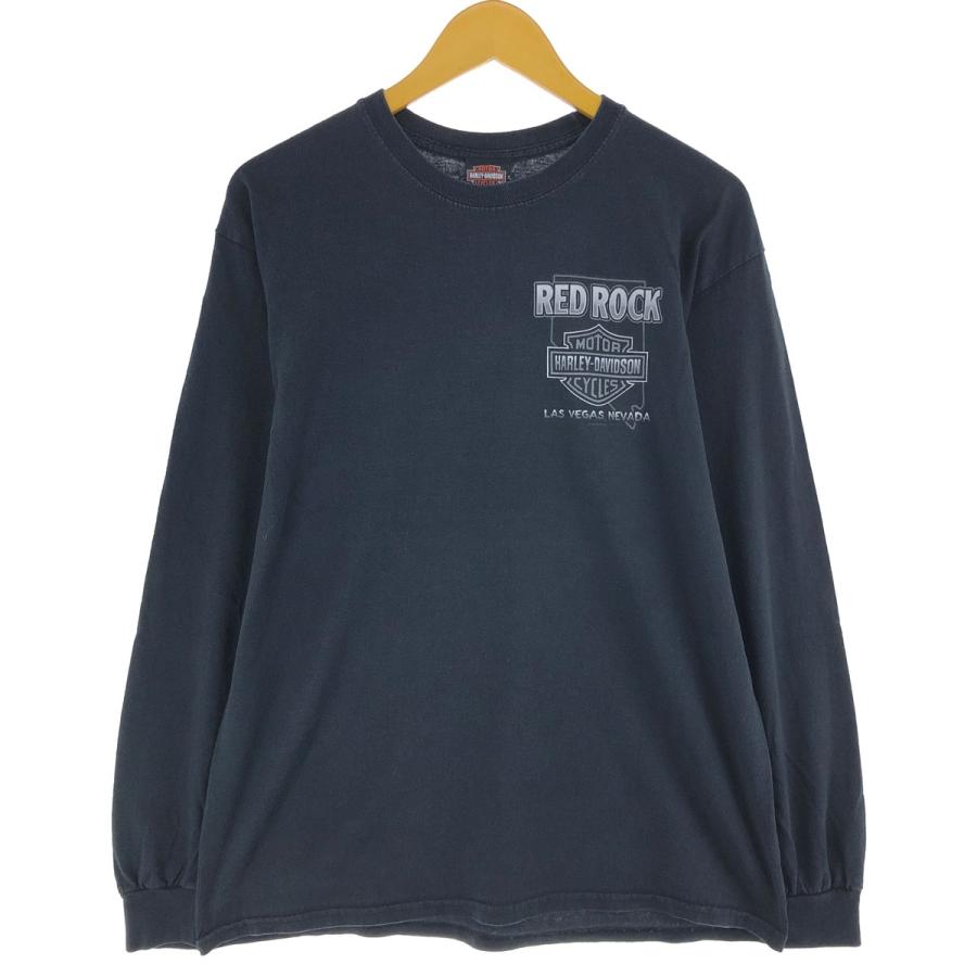 00s usa製 ハーレーダビッドソン(HARLEY-DAVIDSON) ロンT 古着 ハーレーダビッドソン Harley-Davidson ロングTシャツ ロンT