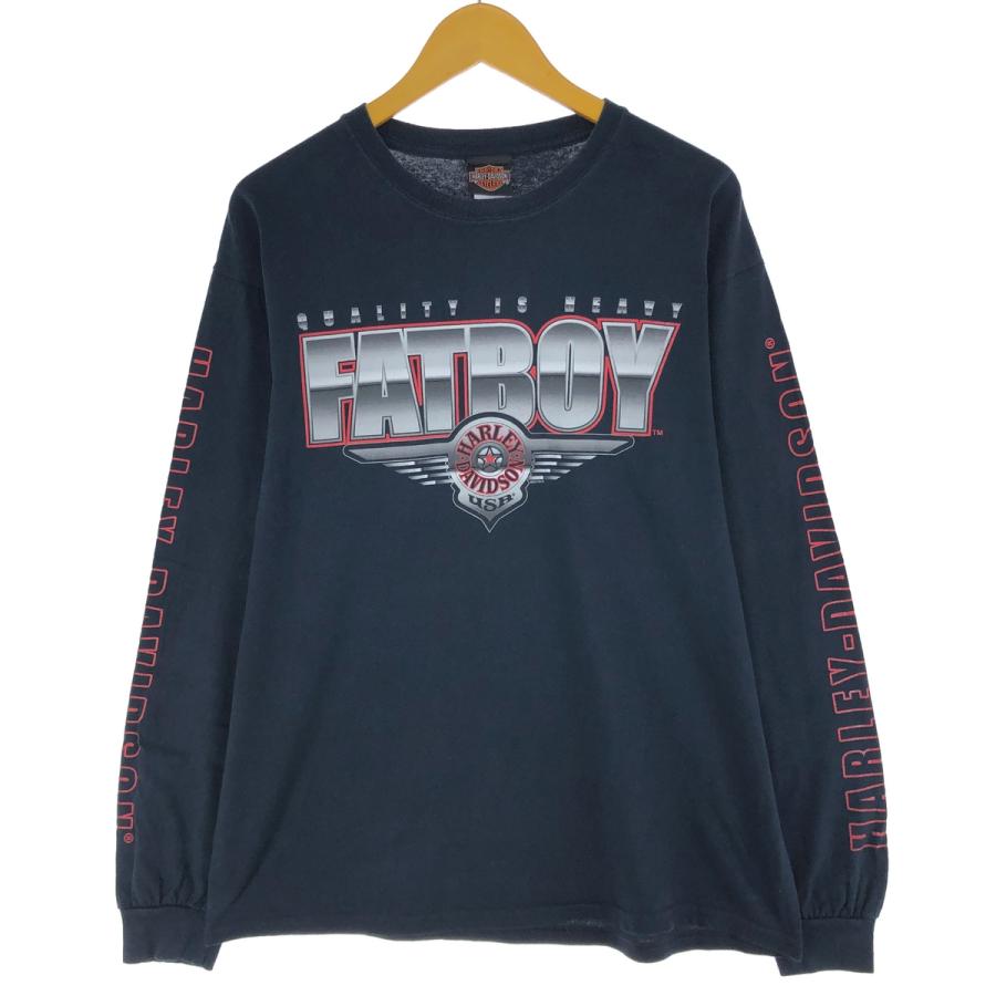 古着 ハーレーダビッドソン Harley-Davidson ロングTシャツ ロン