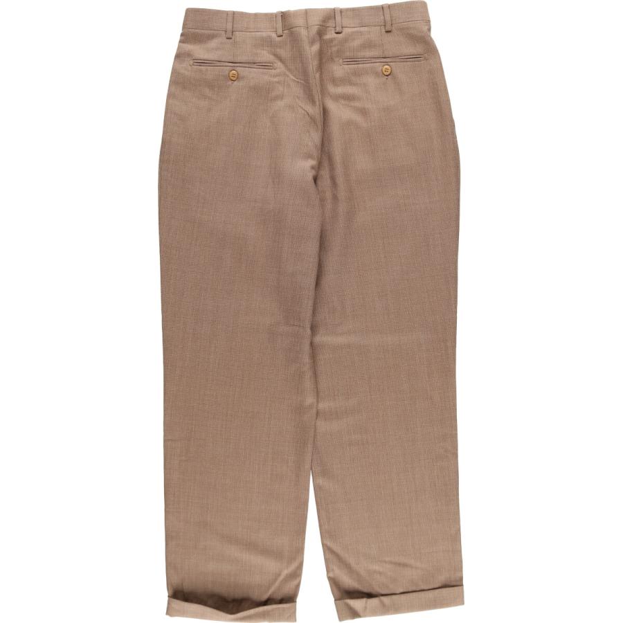 古着 ZANELLA FOR NORDSTROM チェック柄 スラックス ワイドパンツ