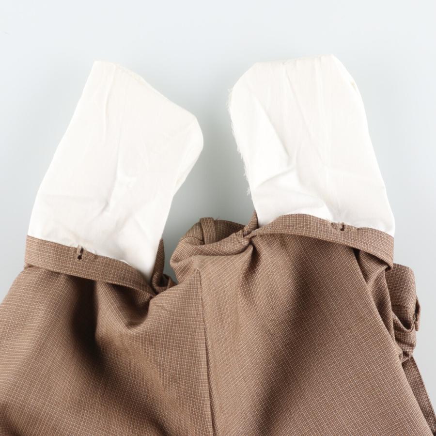 古着 ZANELLA FOR NORDSTROM チェック柄 スラックス ワイドパンツ