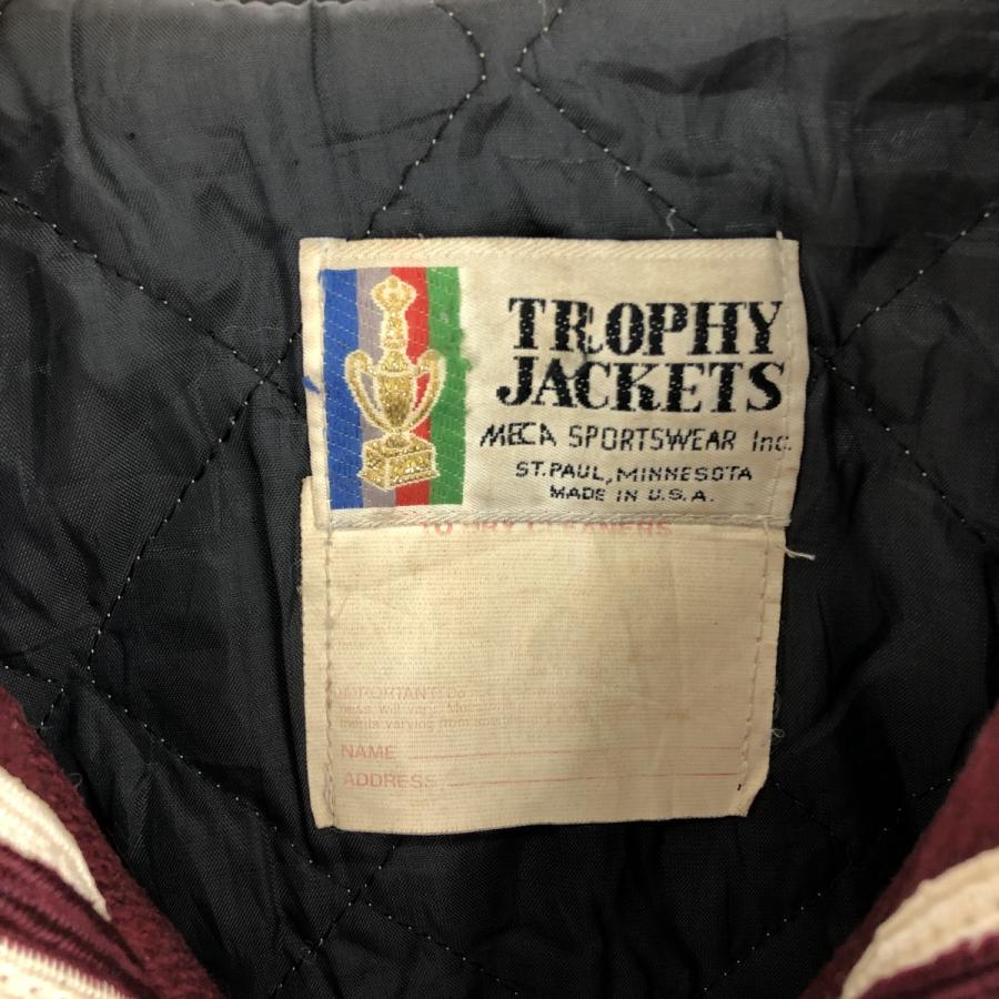 古着 TROPHY JACKETS セーラーカラー ウールスタジャン アワード 古着 TROPHY JACKETS セーラーカラー ウールスタジャン アワード