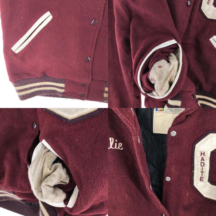 古着 TROPHY JACKETS セーラーカラー ウールスタジャン アワード 古着 TROPHY JACKETS セーラーカラー ウールスタジャン アワード