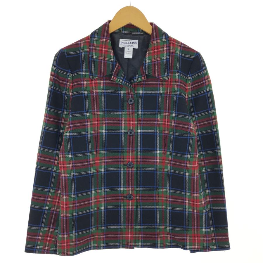PENDLETON 古着 ペンドルトン チェック柄 ウールジャケット レディース  