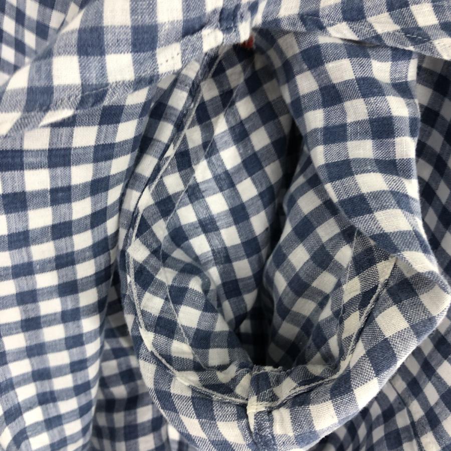【美品】POLO RALPH LAUREN ギンガムチェックリネンシャツ 古着 ラルフローレン Ralph Lauren POLO RALPH LAUREN ギンガム