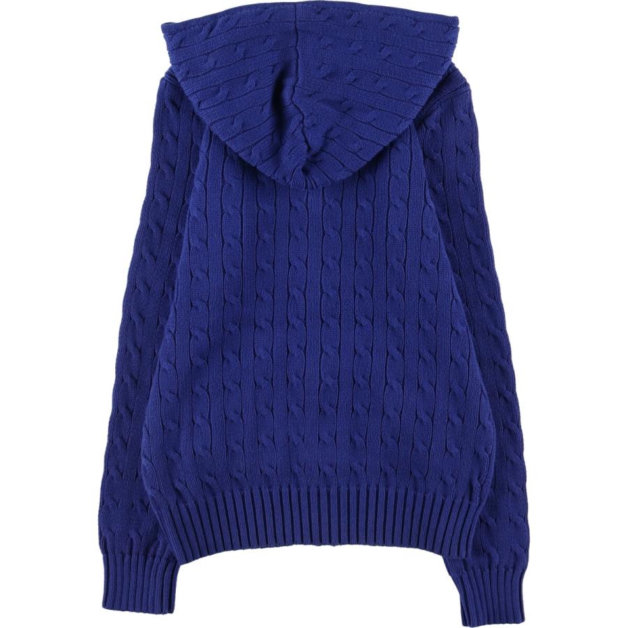人気✨️ RALPH LAUREN SPORT ケーブルニット ジップパーカー 古着 ラルフローレン Ralph Lauren RALPH LAUREN SPORT ケーブル編み