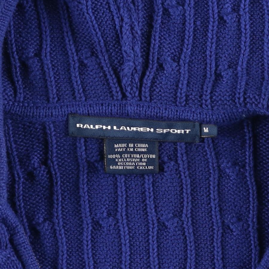 古着 ラルフローレン Ralph Lauren RALPH LAUREN SPORT ケーブル編み