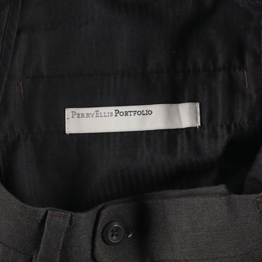 古着 PERRY ELLIS PORTFOLIO ツータック ウールパンツ